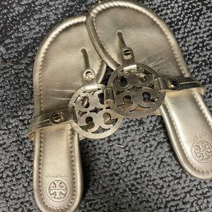 Gold Tory Burch Miller size 7